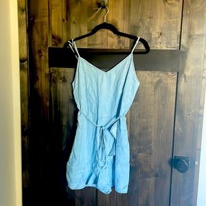 Denim romper/dress